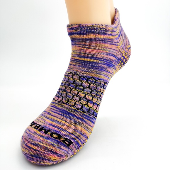 Bombas Women's 4 Pairs Gripper ankle Socks bee better Size 8-12 L 4 color Mix - Picture 10 of 12